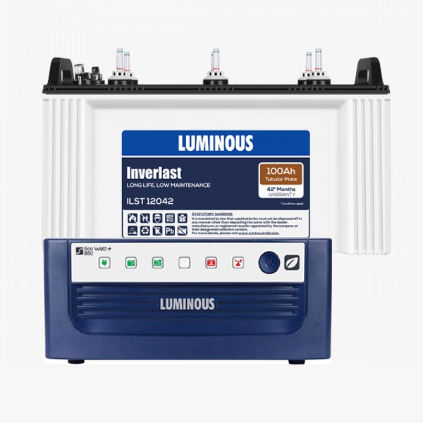 Luminous 100Ah Inverter Battery Ilst 12042 - Buy Luminous 100Ah Inverter  Battery Ilst 12042 Online