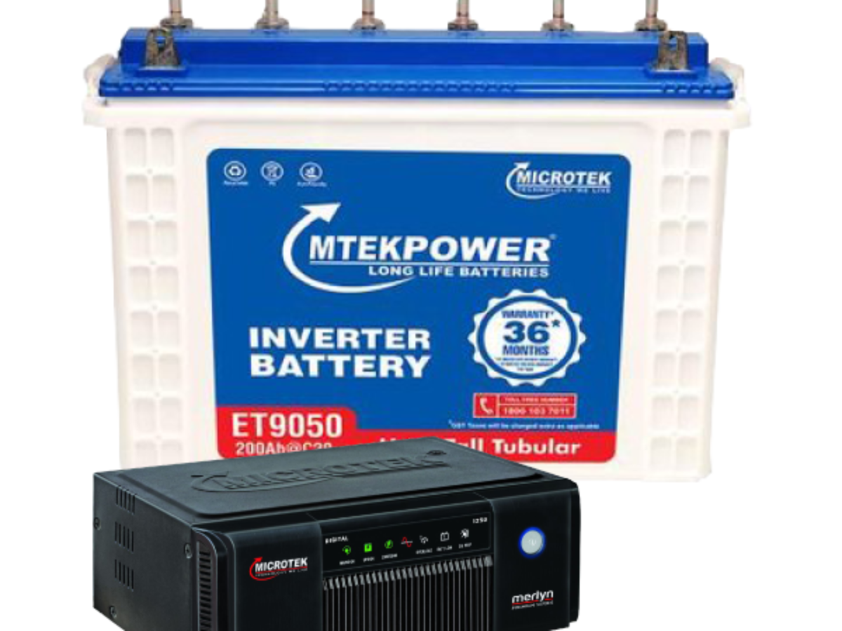 Microtek inverter store battery price