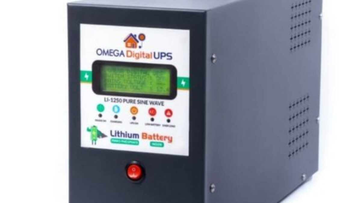 OMEGA Digital UPS 1000V 600Watts with Lithium Battery Om